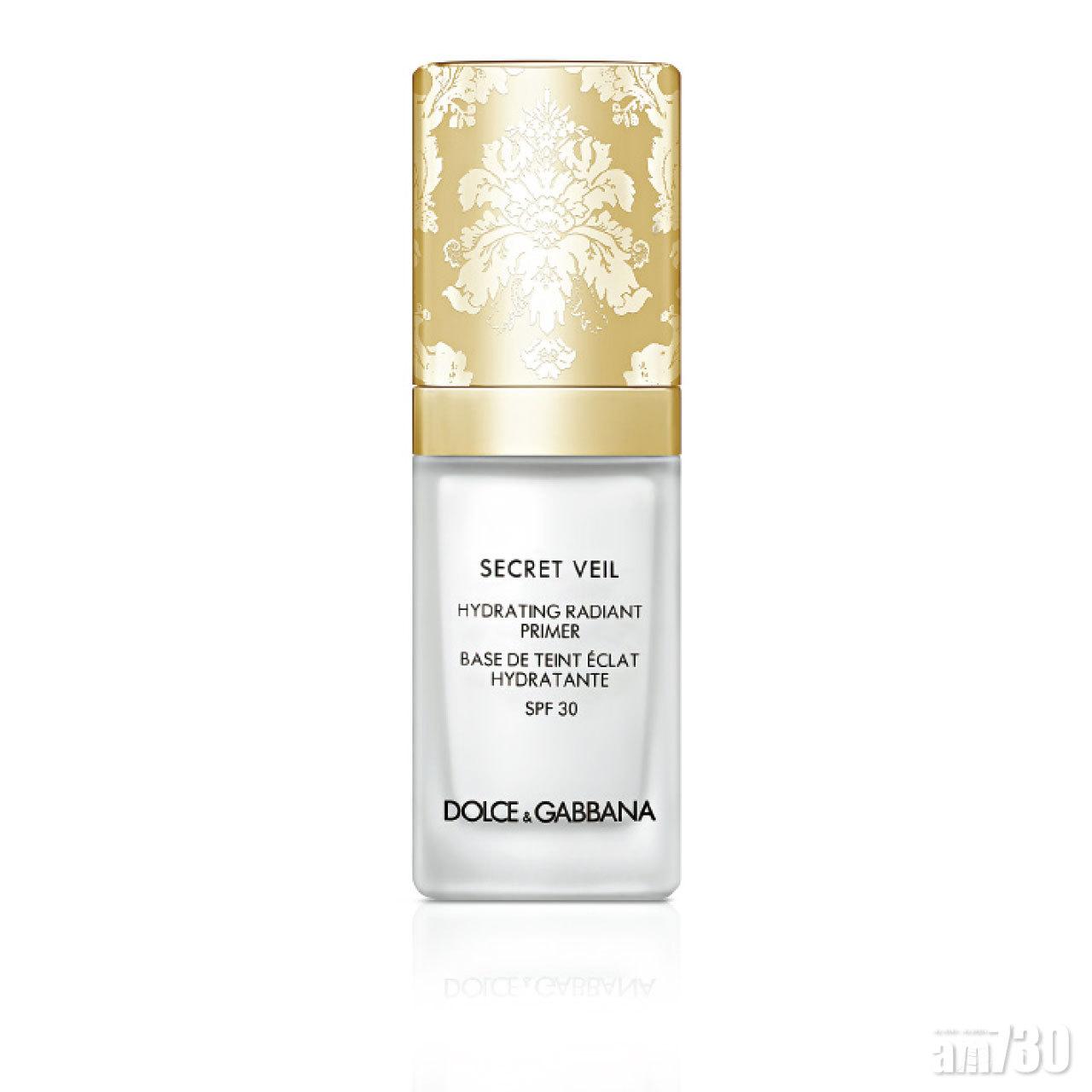 DOLCE&GABBANA BEAUTY Secret Veil Hydrating Radiant Primer SPF 30
彈性質地非常柔滑易推,能為肌膚即時補水,同時帶來紓緩及清新的感覺,並抵禦污染物的侵害,散發自然光澤。
$580   DOLCE&GABBANA 2789 3330