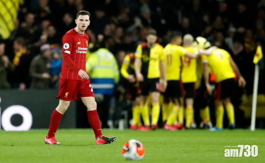 紅軍今季首次在英超落敗。