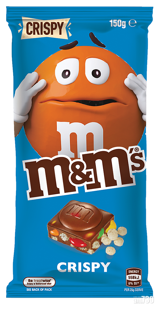 M&M’s排裝脆脆心朱古力 150g $37.3