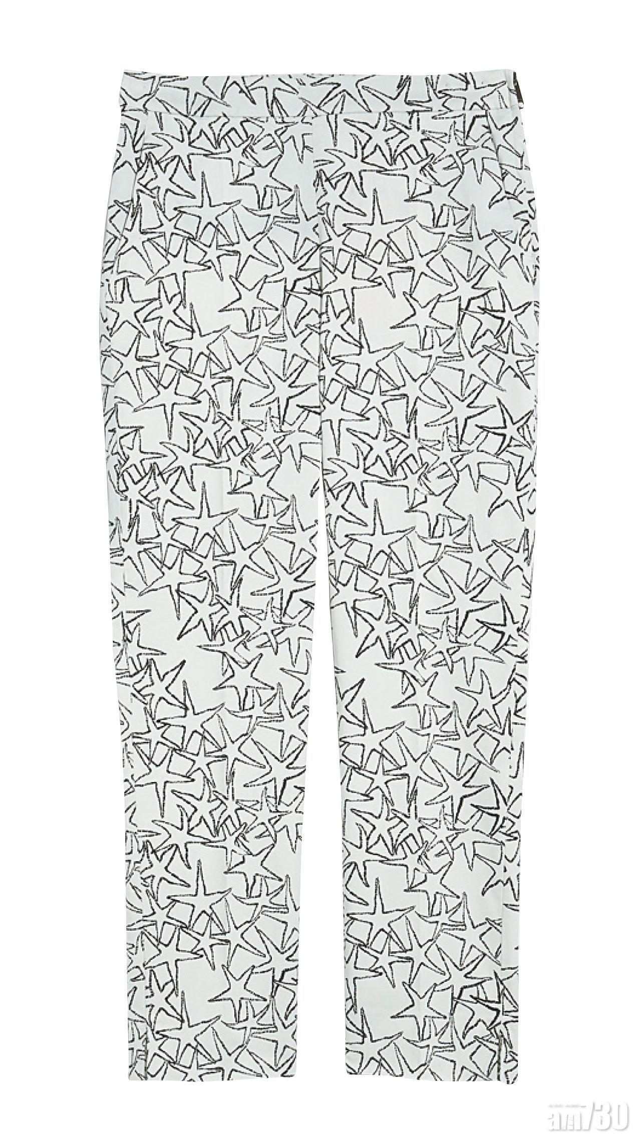 黑白星星圖案suit pants $1,480