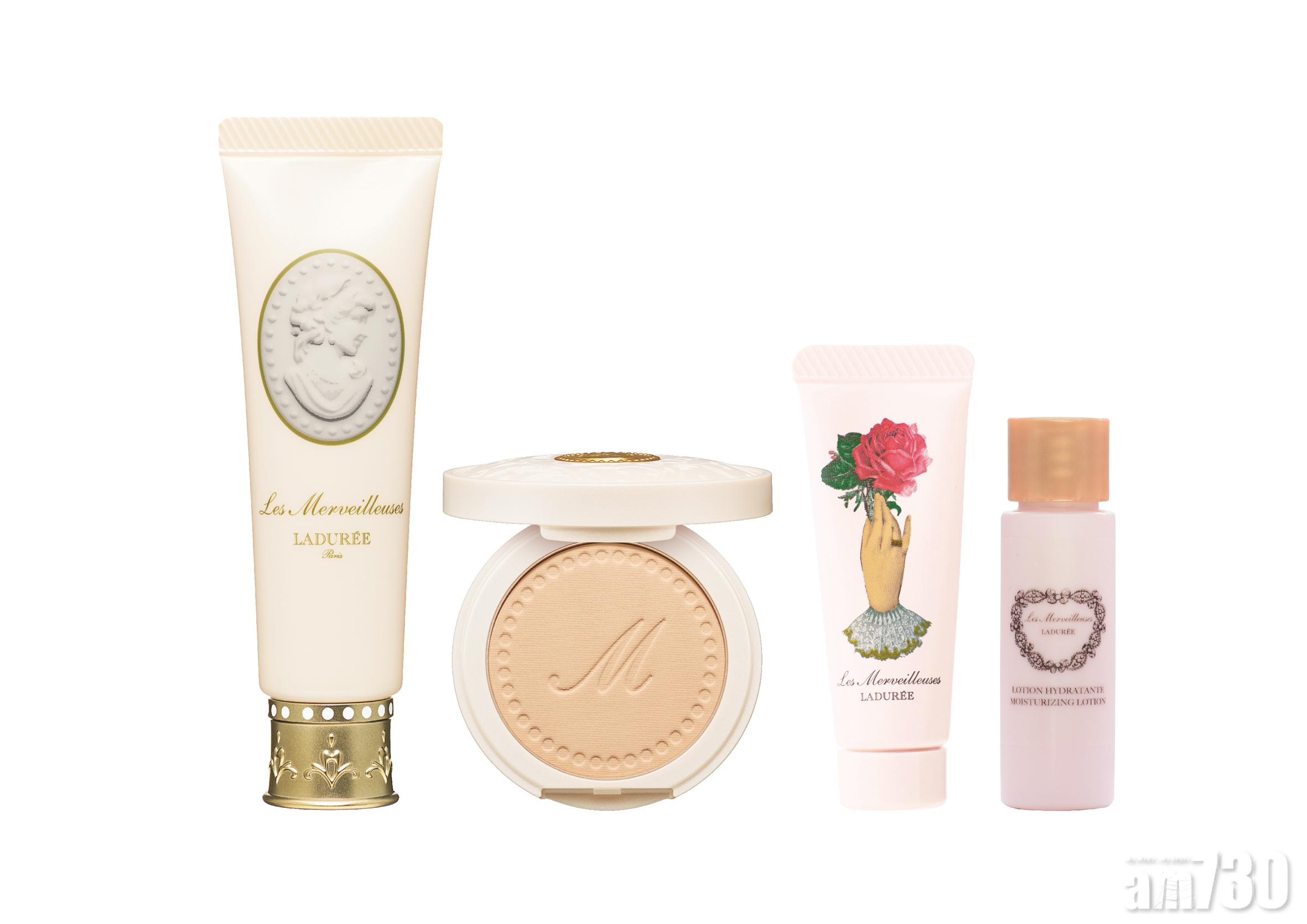Les Merveilleuses LADURÉE 透亮美肌底妝套裝 特價:$580 (價值 $745、22% off)
.水亮美肌底霜
.透亮美肌粉餅
.玫瑰修護手霜8ml
.自然活膚肌底液
(優惠期由即日至2020年3月31日)