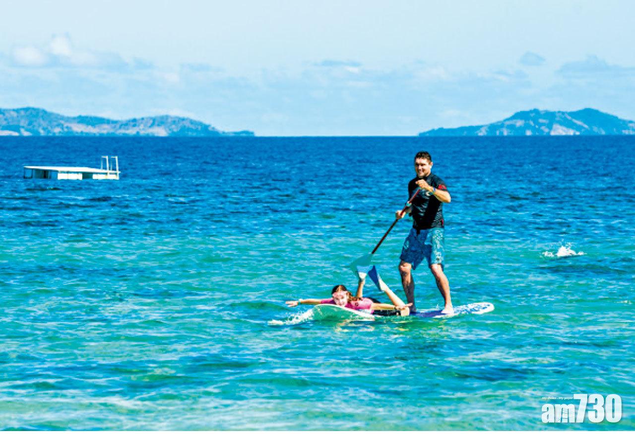 絕大部分度假村都提供免費非機動的水上活動。