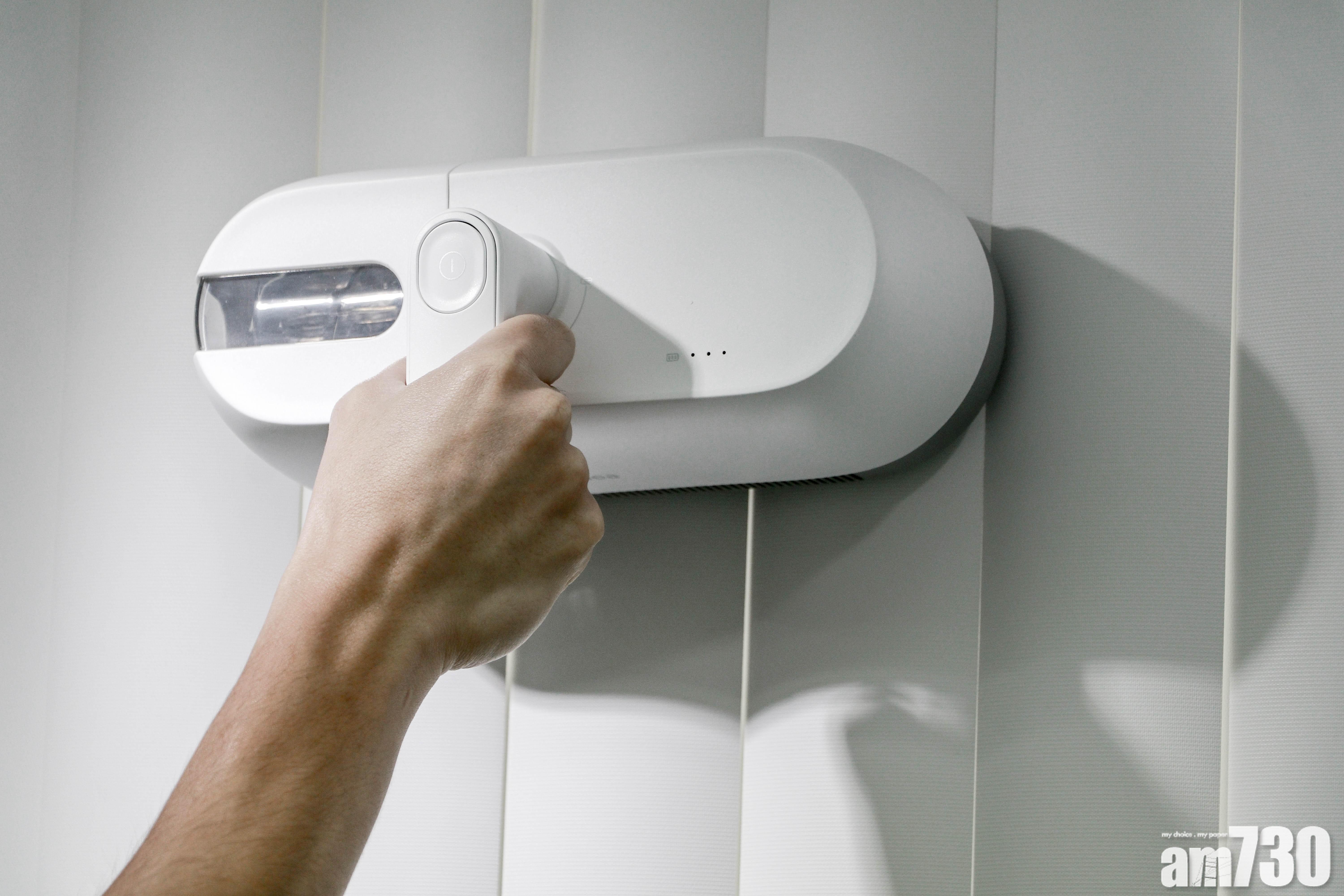 淨重只有1.6kg,窗簾都可以輕鬆清潔。