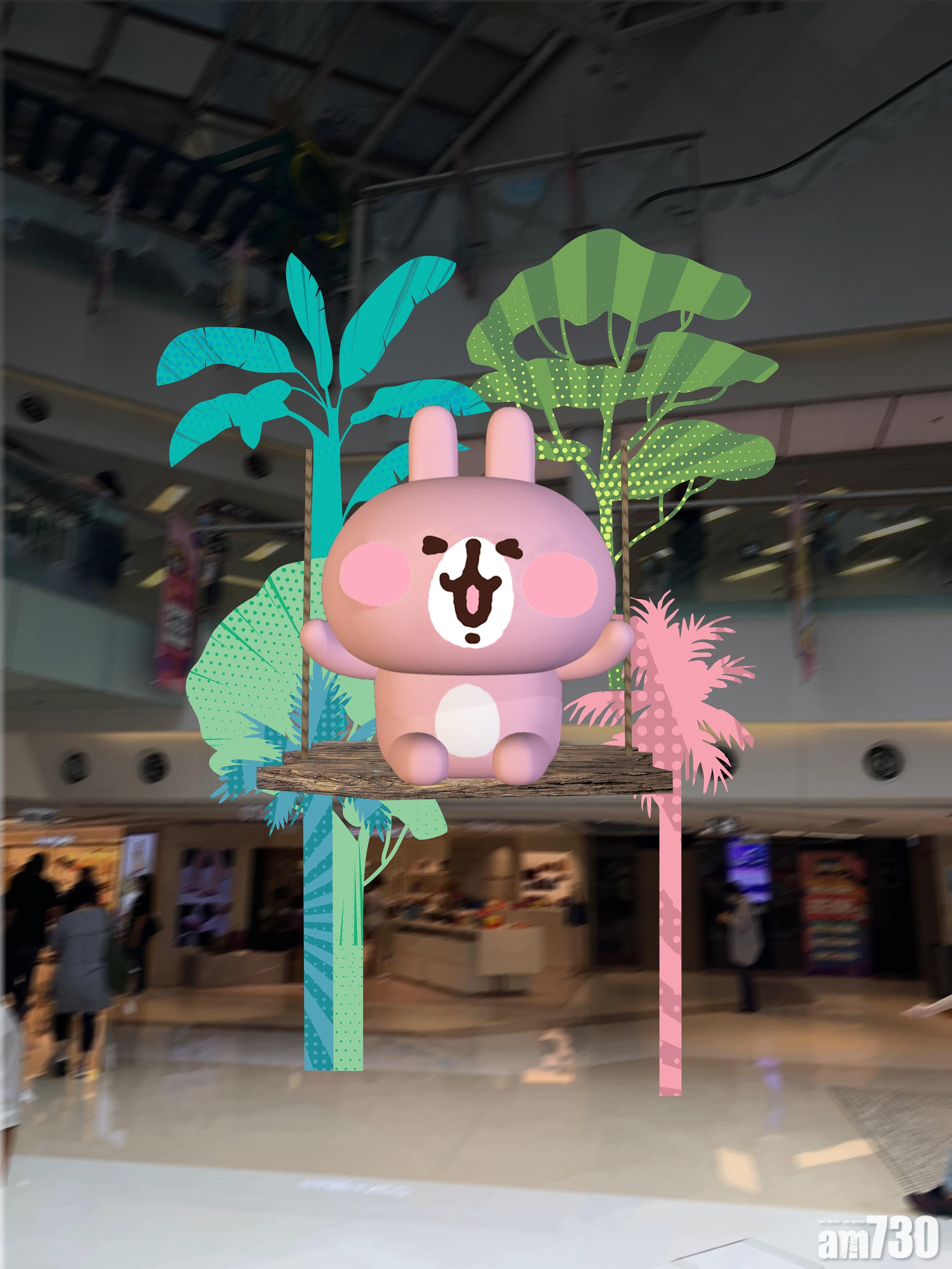 11呎高造型登場的巨型粉紅兔兔