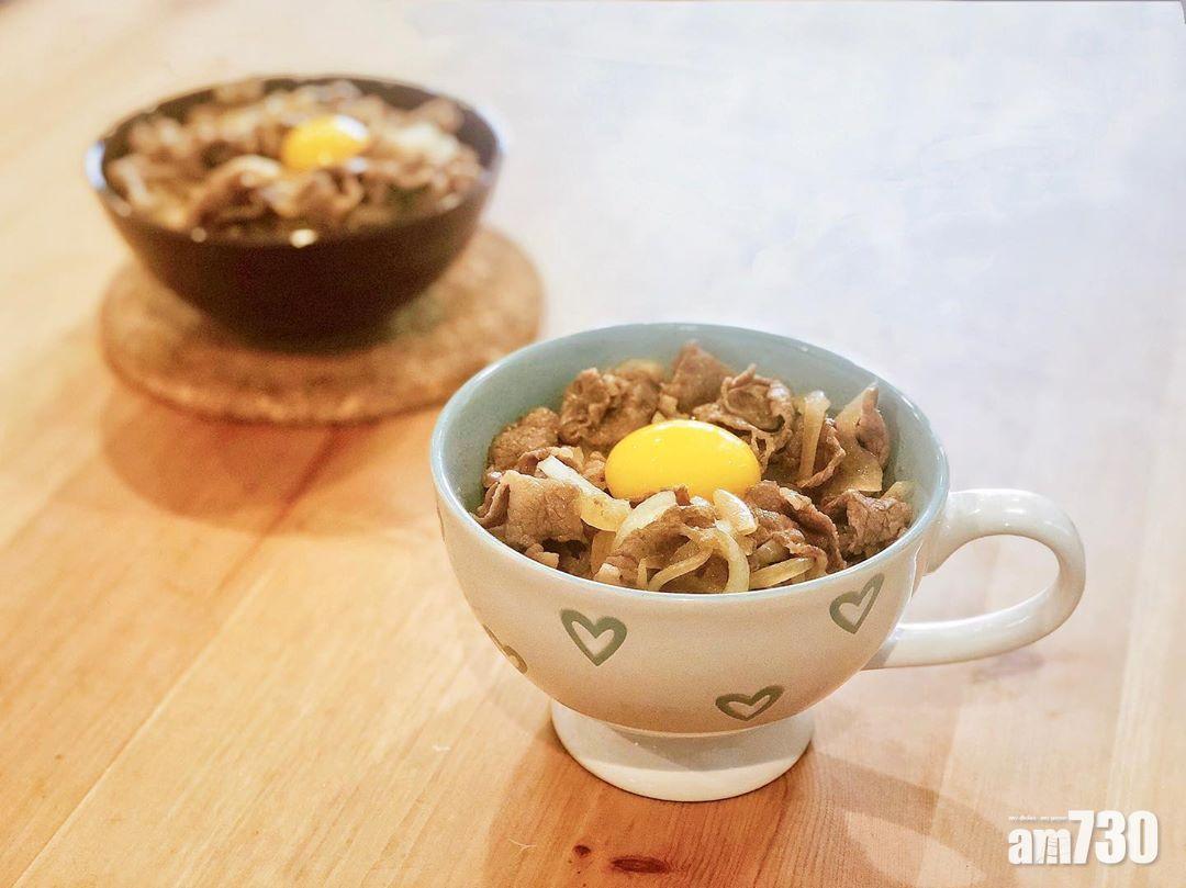 日式丼飯食譜|牛丼飯(instagram @sally.explores)