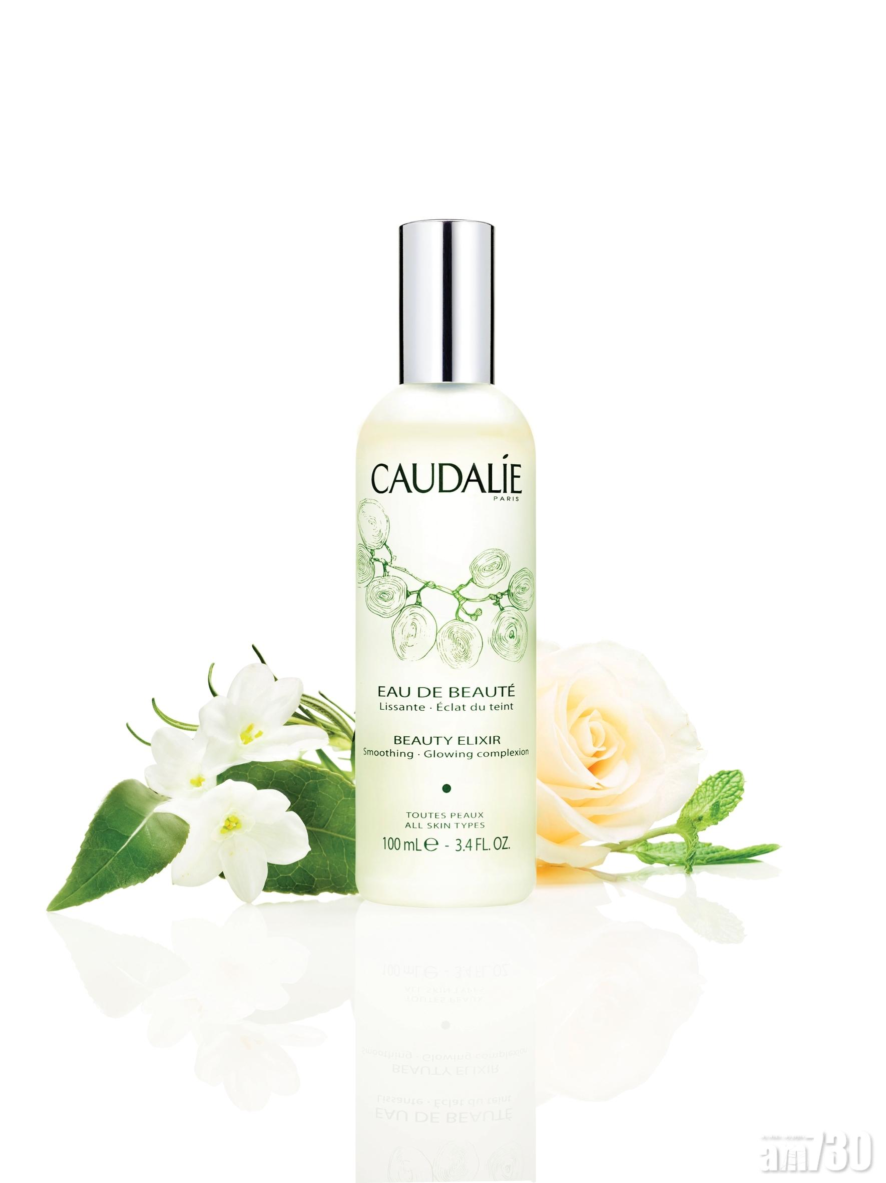 Caudalie Beauty Elixir 葡萄籽活性爽膚水 $120/30ml、$360/100ml
這款多效的天然魔法美肌噴霧,既可充當精華噴霧,又是定妝神器,有效撫平細紋、緊緻毛孔、定妝和顯著提升肌膚亮澤度。