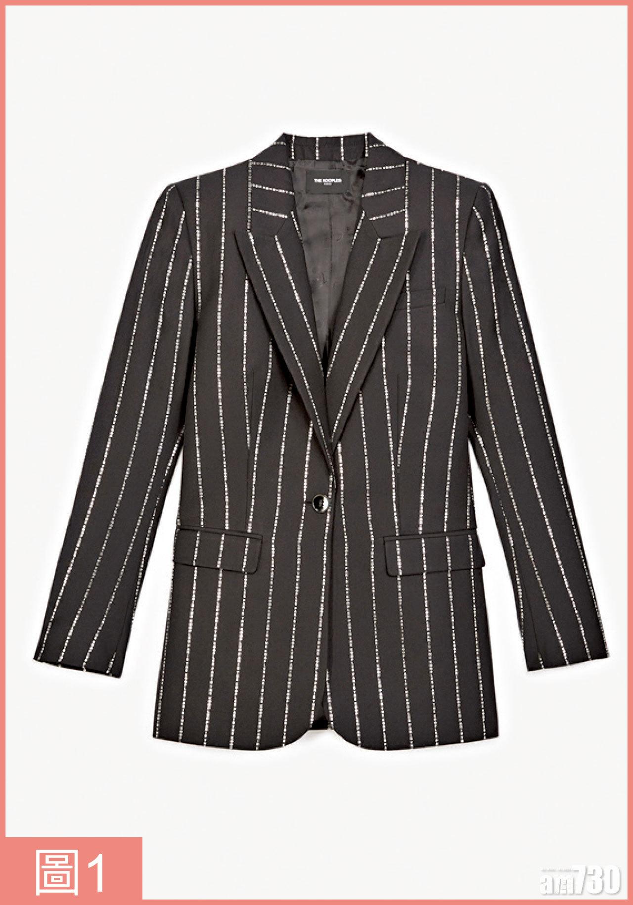 1. OL應在公司存放一件剪裁好質料佳的黑色blazer,以作不時之需。($3,790,The Kooples)
