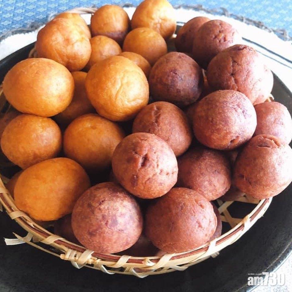 氣炸鍋甜品食譜|台式地瓜球步驟及材料非常簡單。