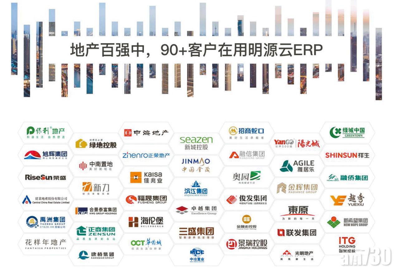 明源雲每手入場費約16,666元。圖為其網站。