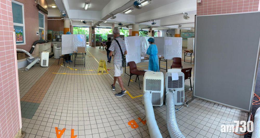 機電署又為全民檢測計劃半露天的檢測中心裝設多部流動冷風機。