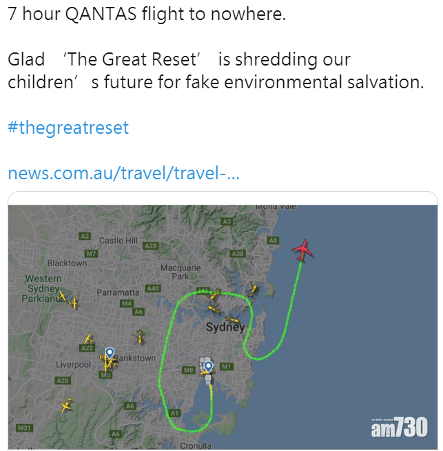 有人批評這種本地遊航班不環保。(互聯網)