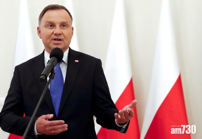 波蘭總統杜達成為最新染疫的國家元首。(資料圖片)