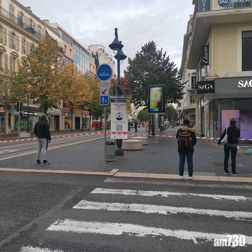 警方封鎖附近街道。(互聯網)