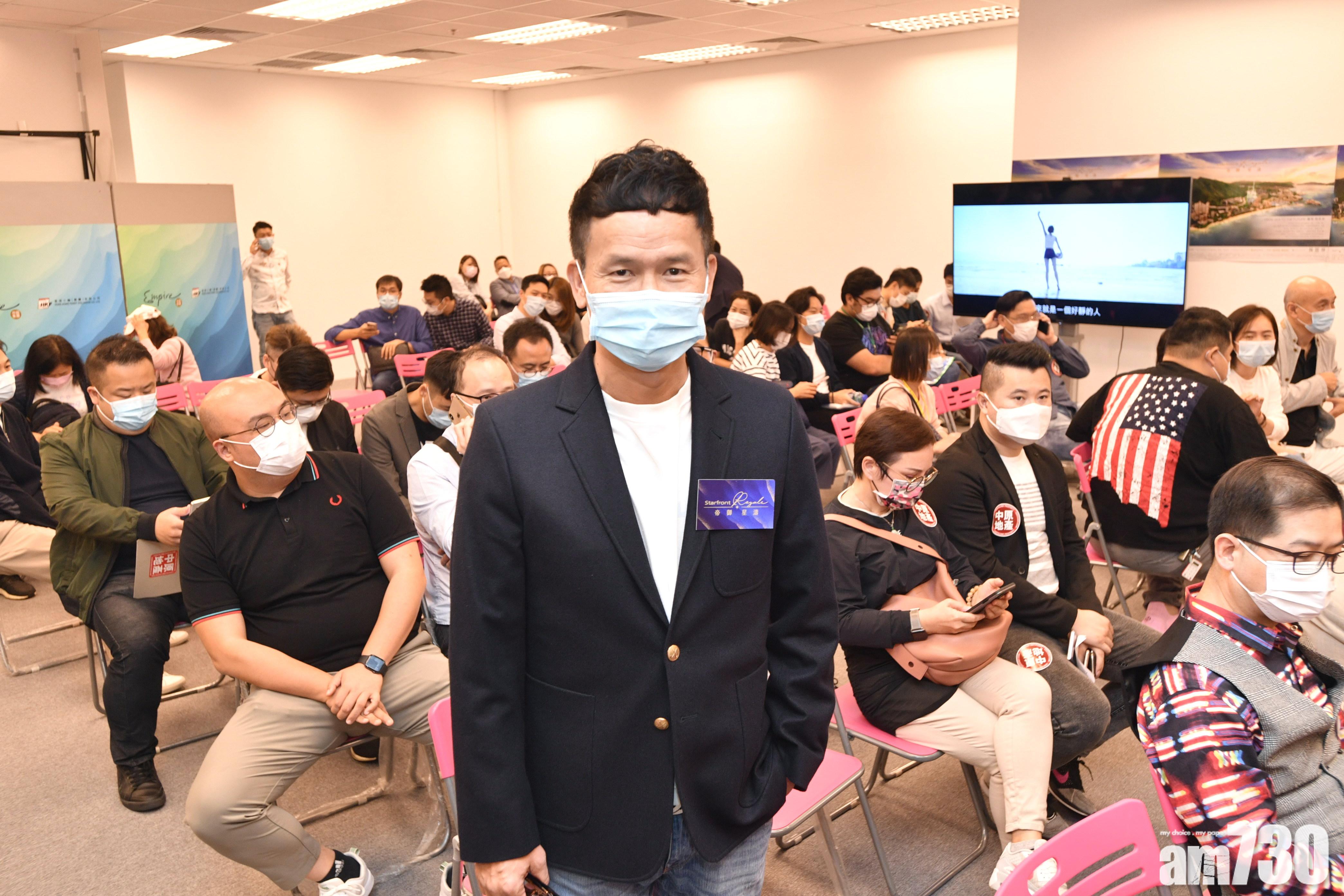林達民指短短八日內,帝御.星濤首兩輪銷售共售出310伙,銷售成績理想。