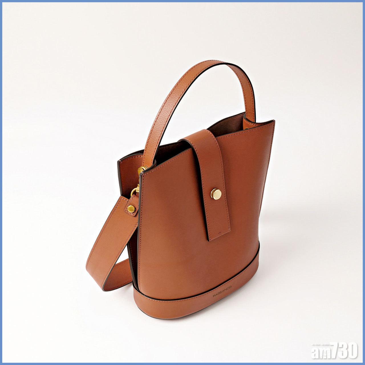 啡色皮革兩用單肩袋 $2,150 (g)