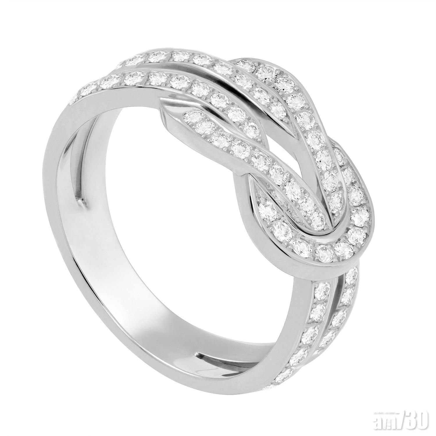 Chance Infinie系列白金鑽石戒指。($37,900)