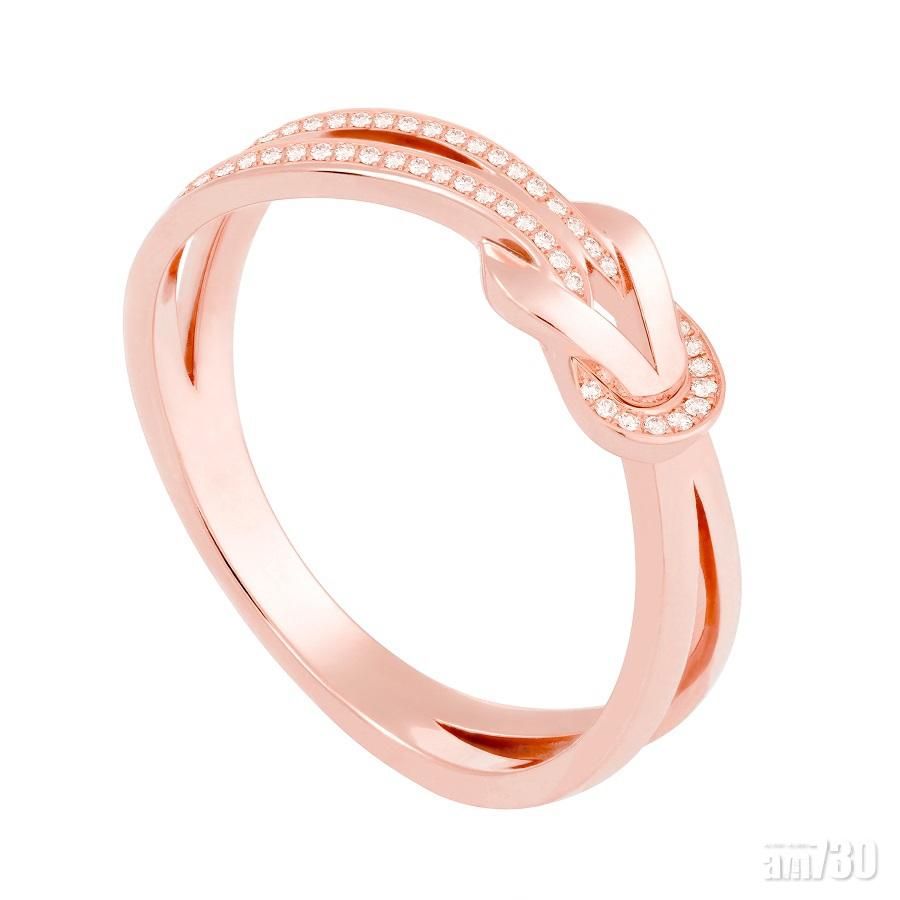 Chance Infinie系列玫瑰金鑽石戒指。($17,200)