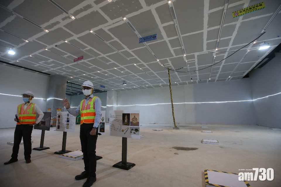 西九故宮博物館料2022年中開幕 800件藏品由北京南下展出。(黃文山攝)