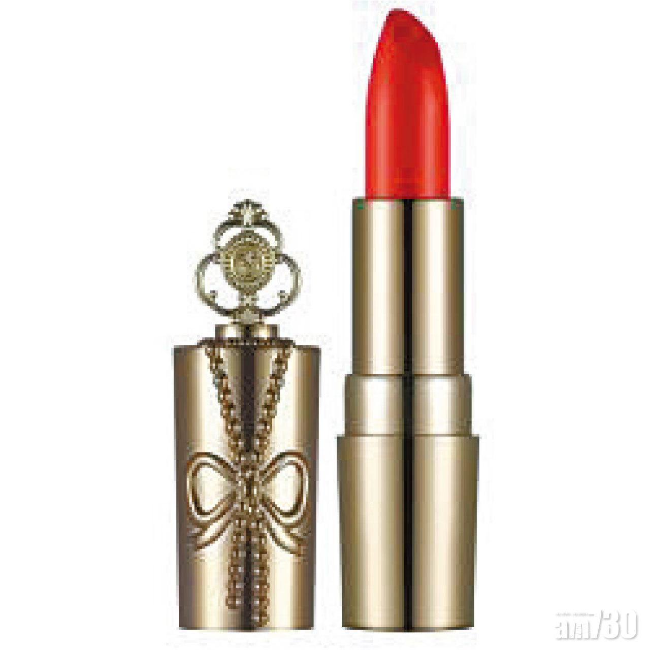 魔幻鑰匙系列高顯色水潤唇膏(#05玫瑰紅) $180 (b)
質地輕盈不黏膩,滋潤的配方,不會令唇紋現形,輕輕一抹便能令雙唇奪目亮澤。