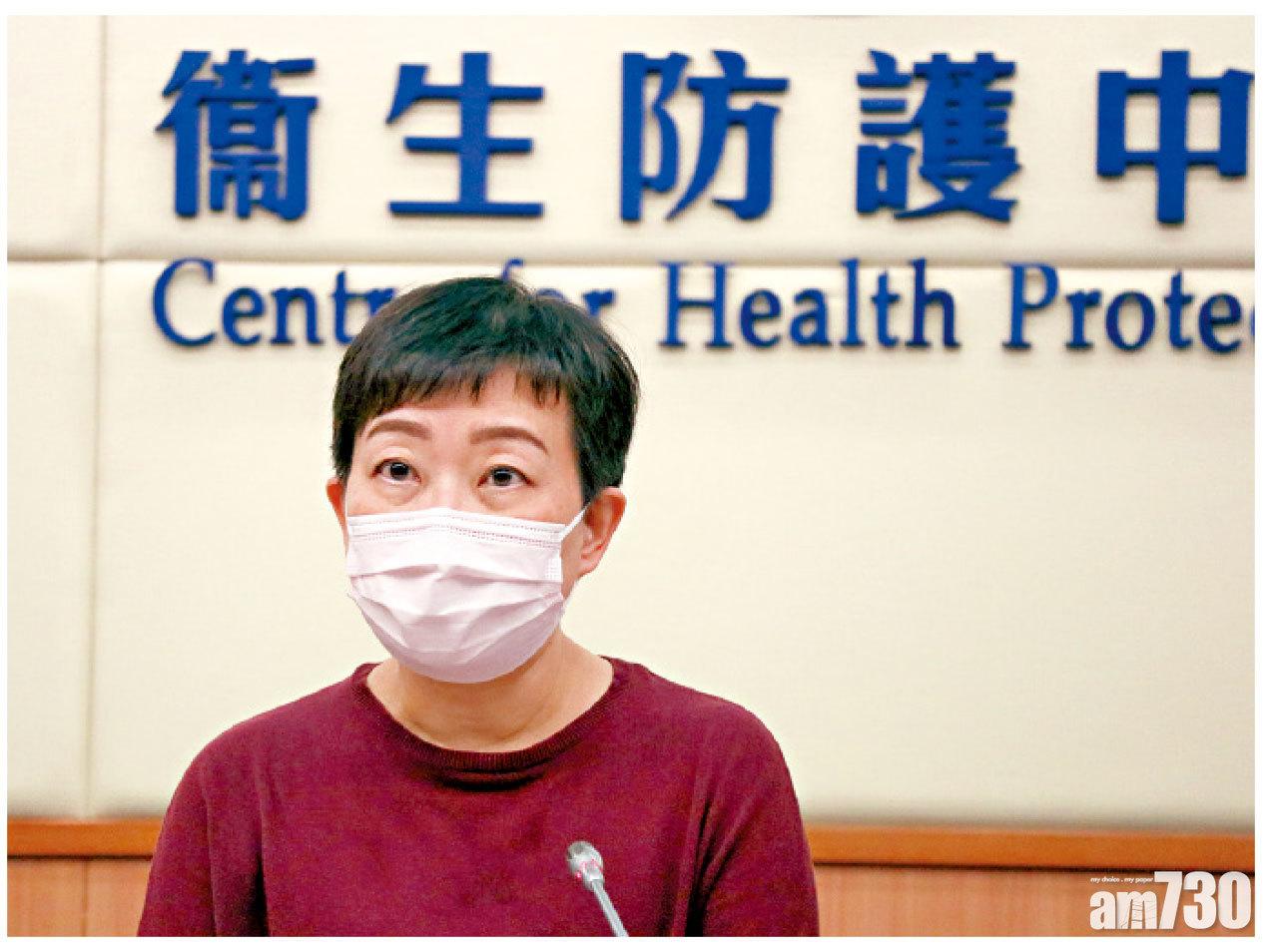 張竹君籲市民保持社交距離。(鍾式明攝)