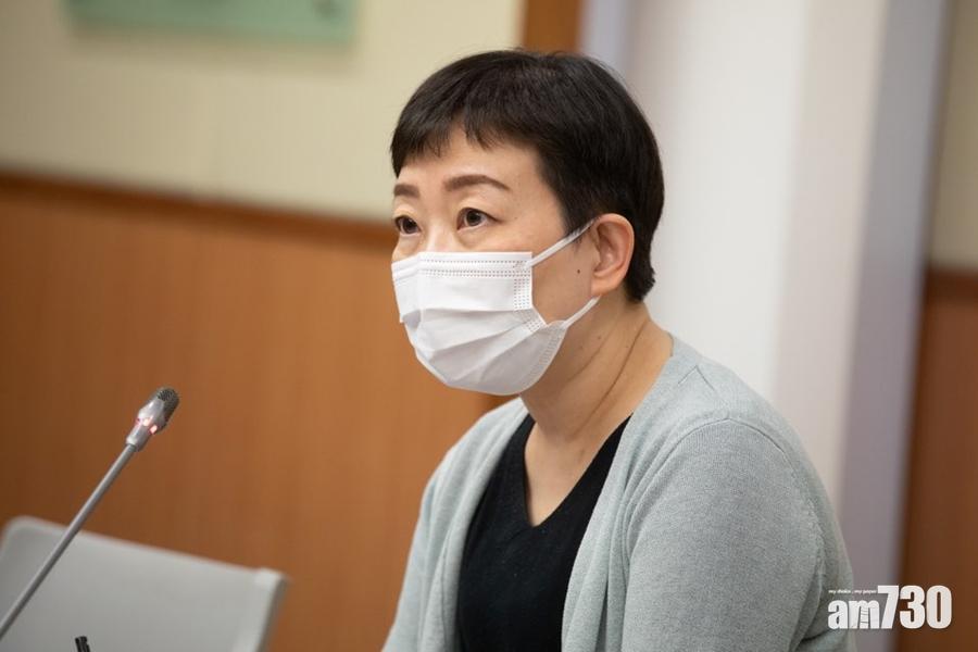 張竹君指本港新增73宗病例8宗屬無源頭,另有逾70宗初步陽性個案。(蘇文傑攝)