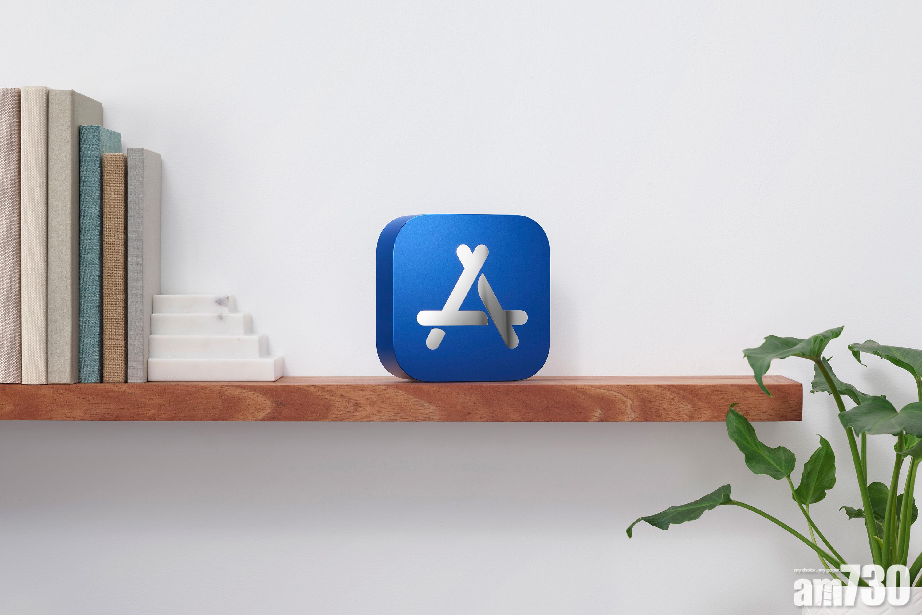 獲得年度最佳App或遊戲,Apple會頒發一座藍色App Store圖示的實體獎座。