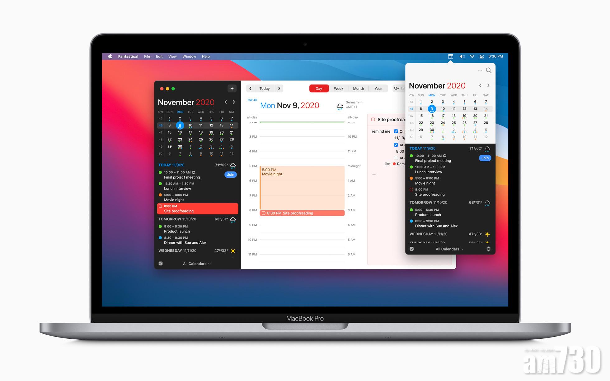 Mac年度最佳App:《Fantastical》。