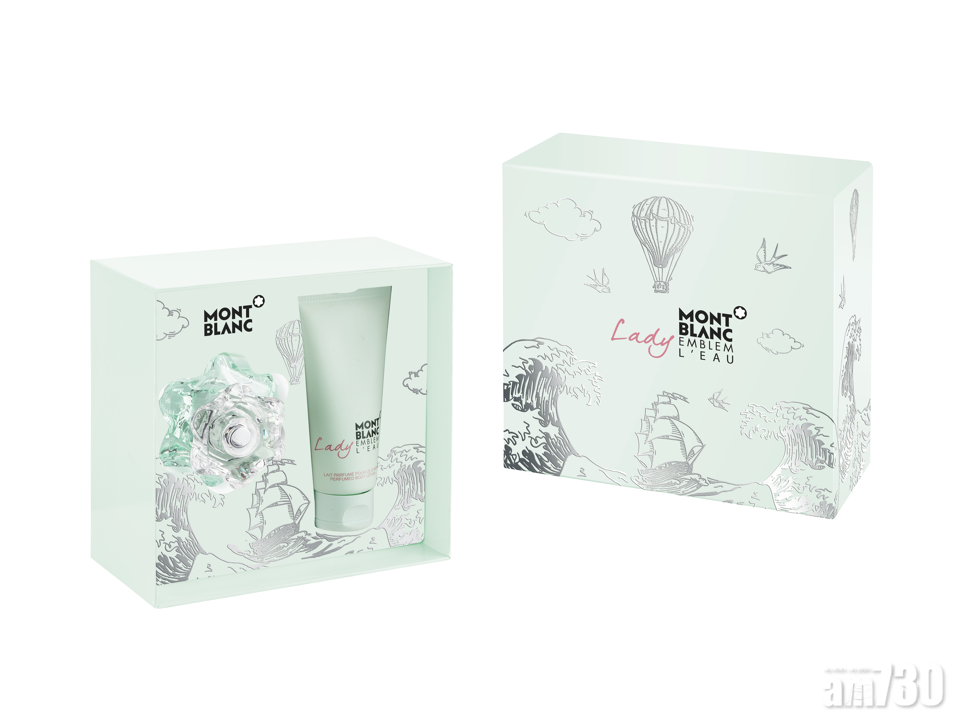 【限量15套】Montblanc Lady Emblem L'Eau香水禮盒
.Montblanc Lady Emblem L'Eau EDT 50ML
.身體乳液100ML
原價$730 特價$290/件(4折)
