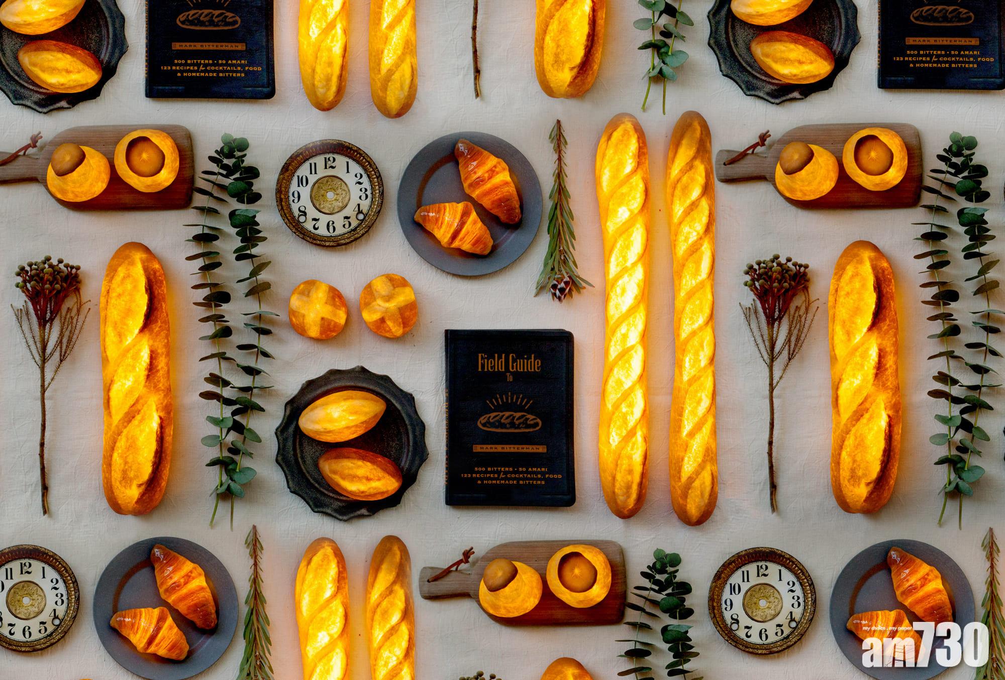 日本品牌Pampshade專門製作各式各樣的「麵包燈」