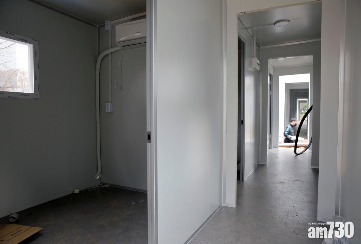 貨櫃病房將配備各項醫療設施。(路透社)