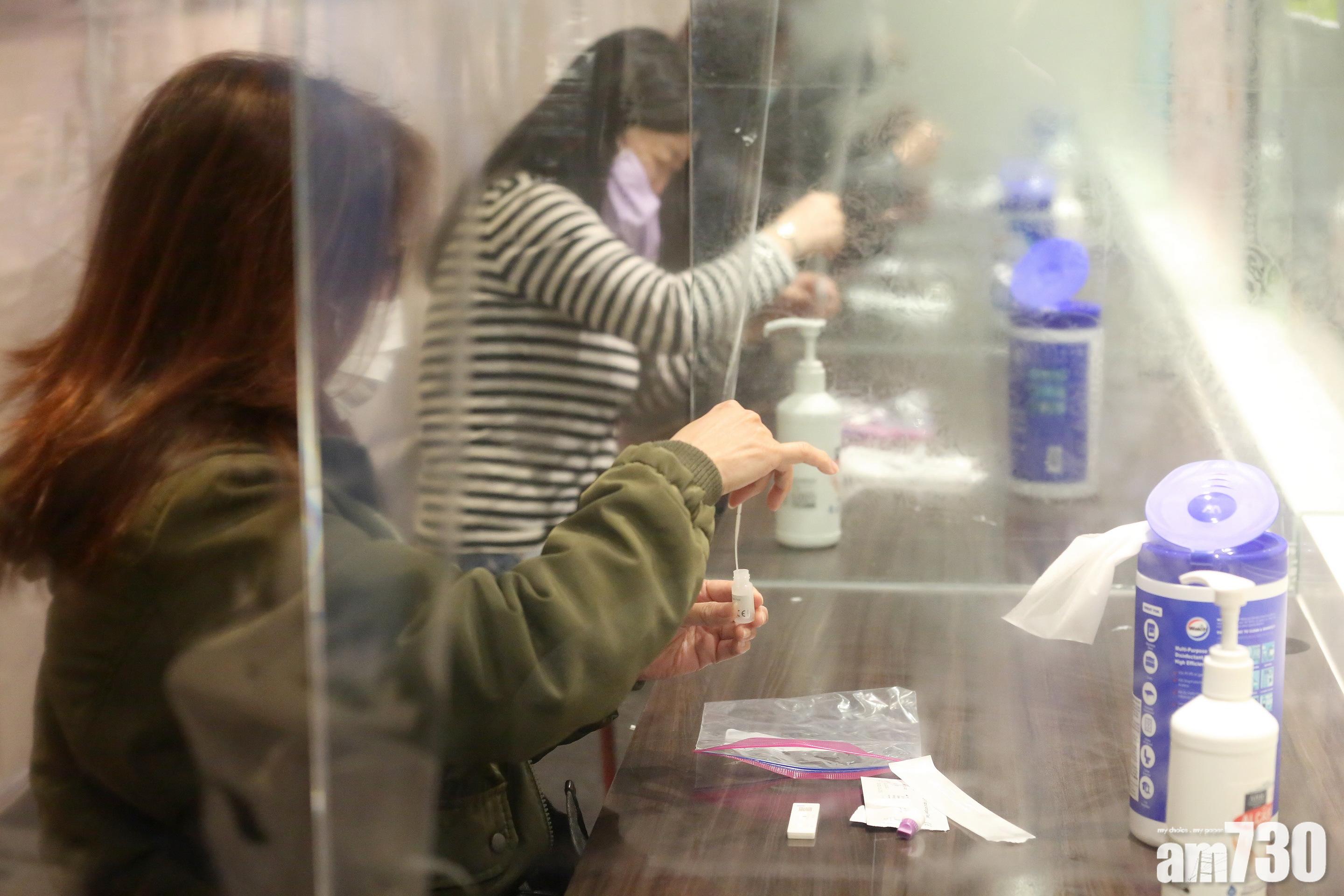 員工須每隔14天再接受快速檢測。(一田百貨提供)