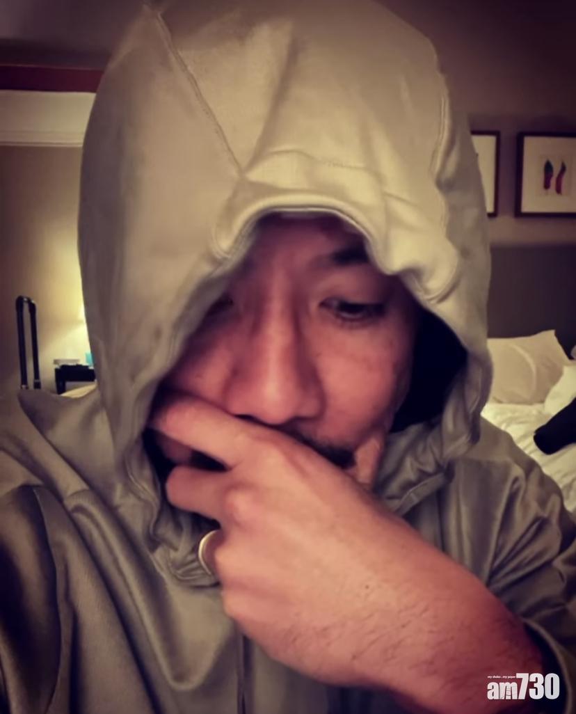 張繼聰得知要再隔離多7天,搖頭表示:有少少想喊。(IG圖片)