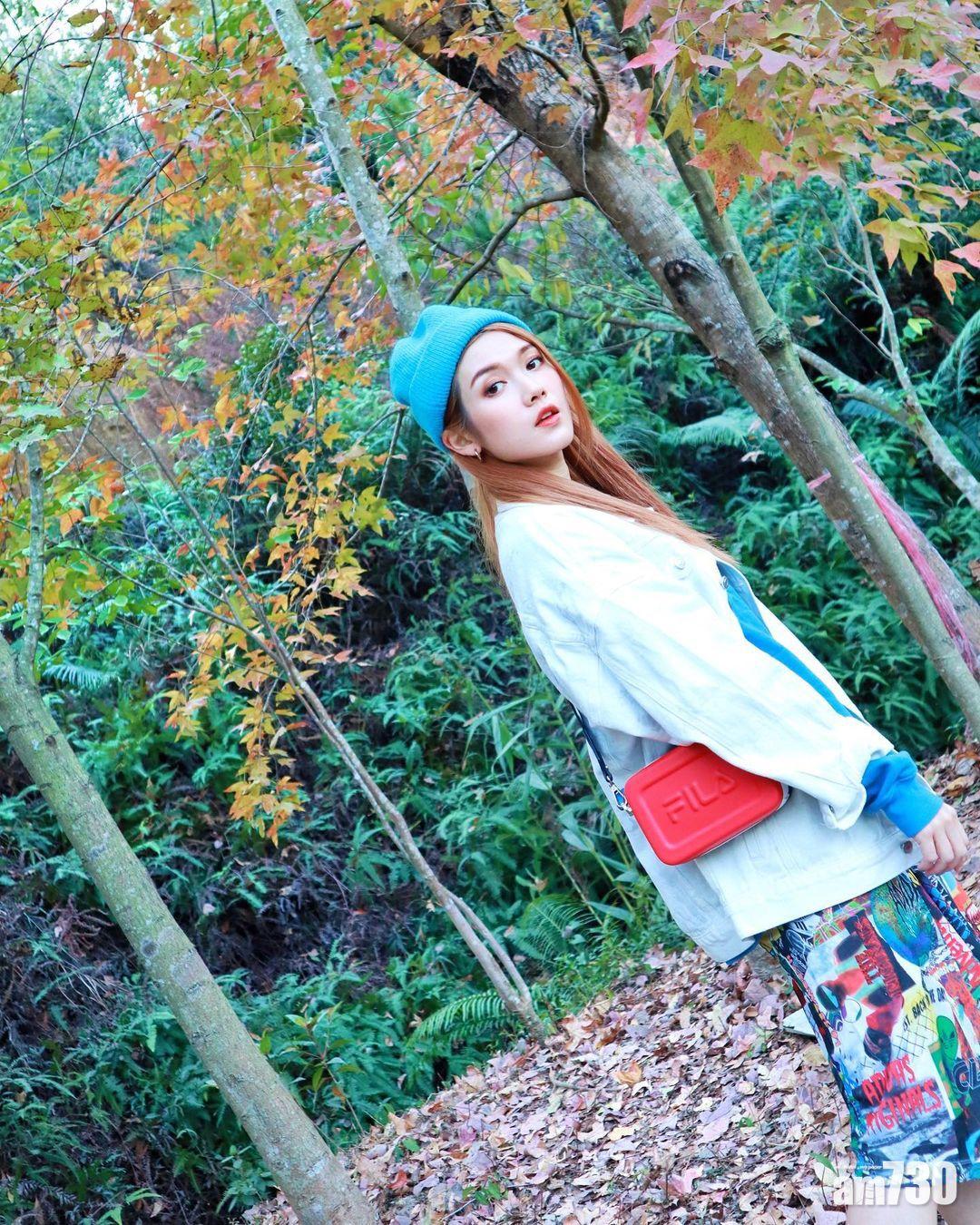 沙律在IG上載到元朗看紅葉的照片,但未有上載與保錡的合照。