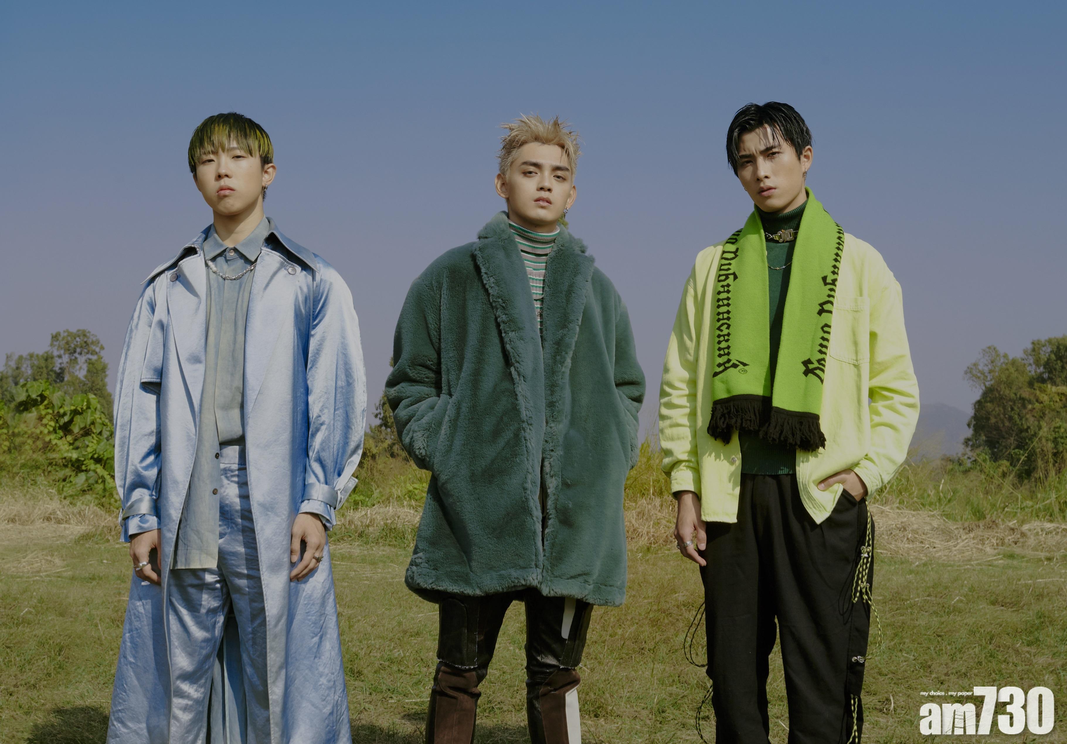 《全民造星II》冠軍Phoebus、George同Marco(右至左)組男團P1X3L 出道。