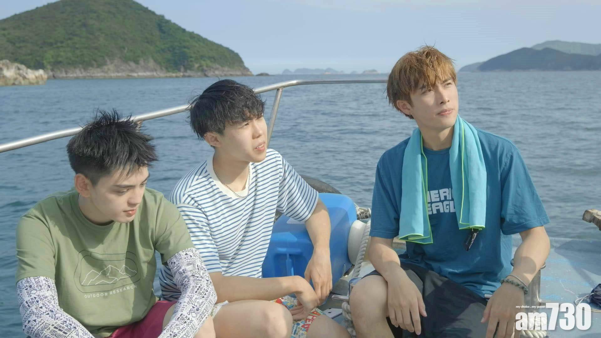 (左至右)George、Marco和Phoebus曾主持真人騷節目《大海男兒》,但口碑麻麻。