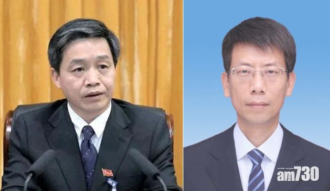 張戰偉(左)被實名舉報公然掌摑下屬翟偉棟(右)。(互聯網)