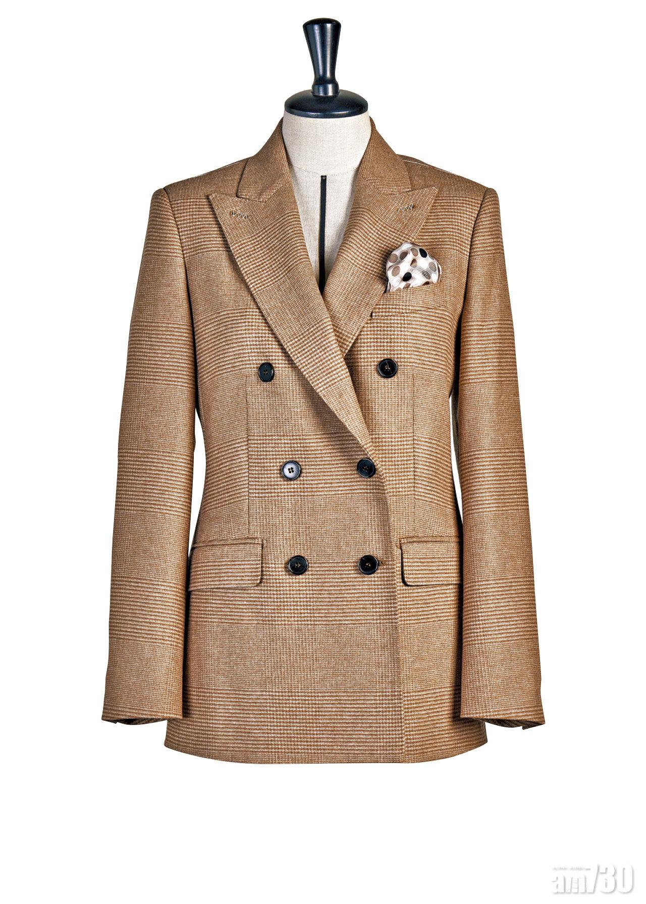 啡色格紋pea coat $20,380(F)