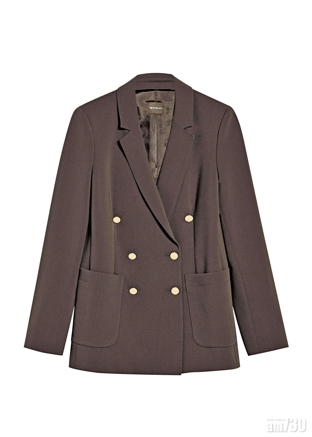 黑色孖襟
blazer $4,080(B)