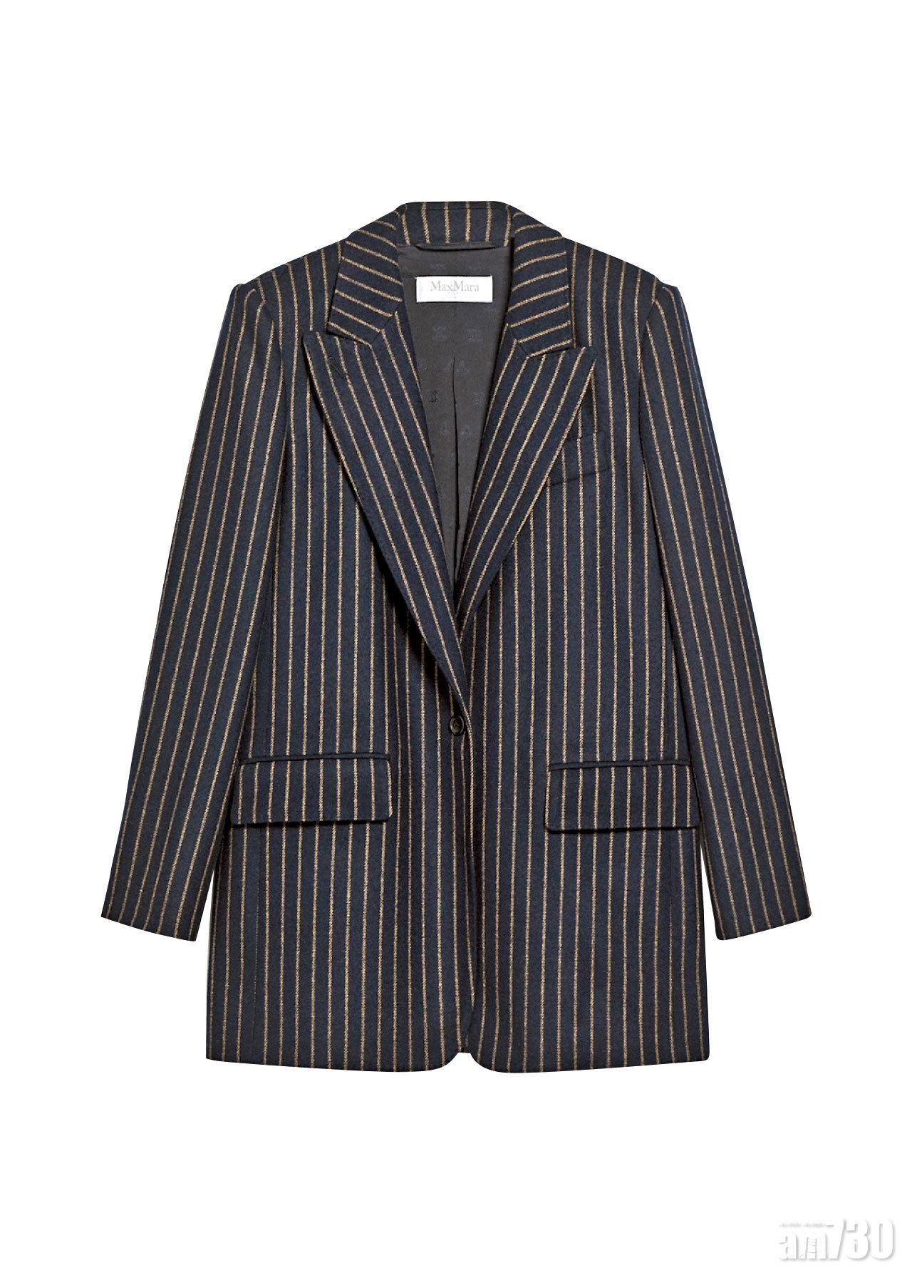 黑色條紋blazer $12,380(F)