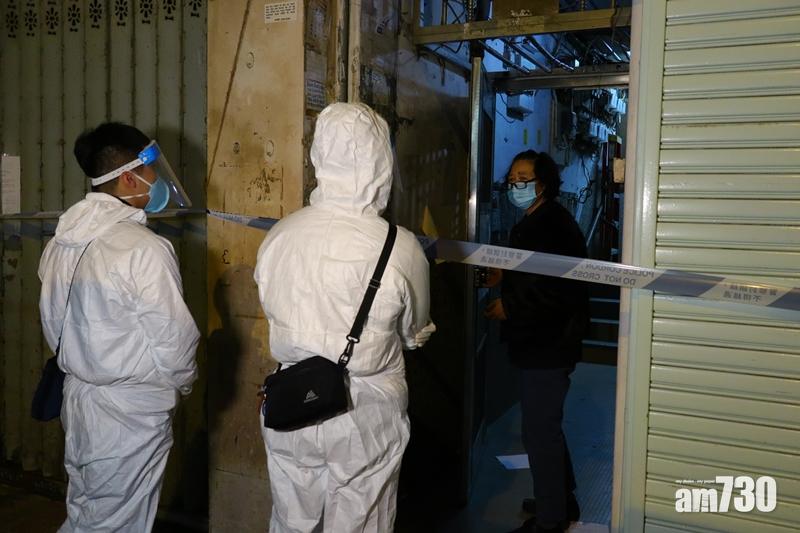 居民被要求返回住所等候檢測結果。(鍾式明攝)