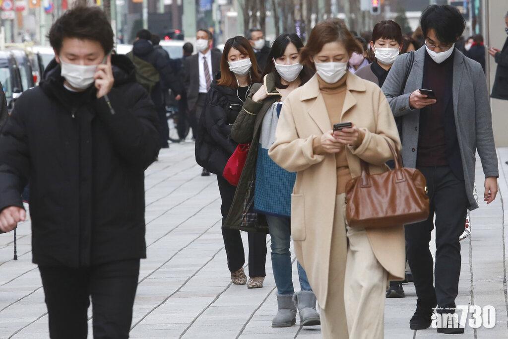 日本的新冠肺炎疫情仍在擴大。(美聯社)