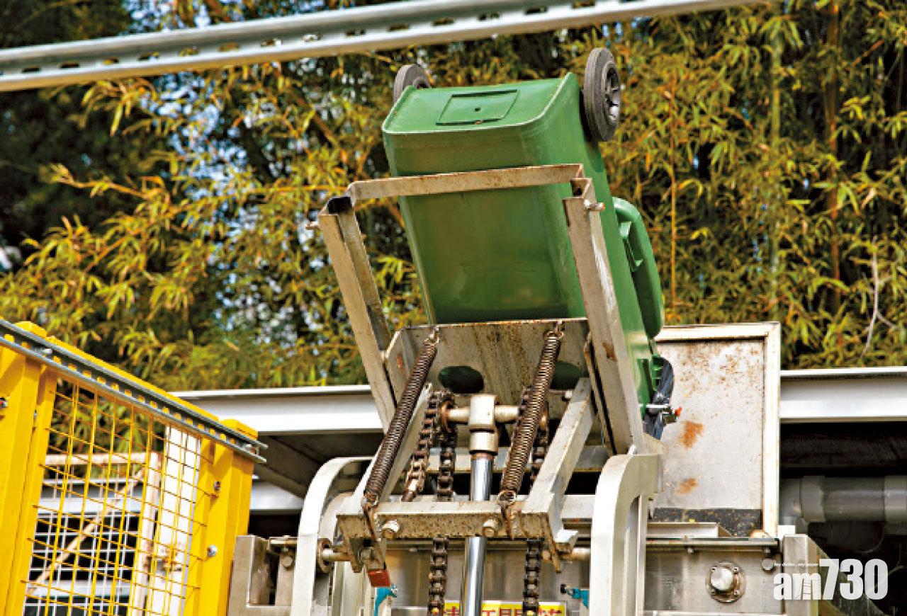 系統自動處理廚餘。