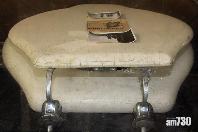 廁板來自希特拉的私人浴室。(互聯網)