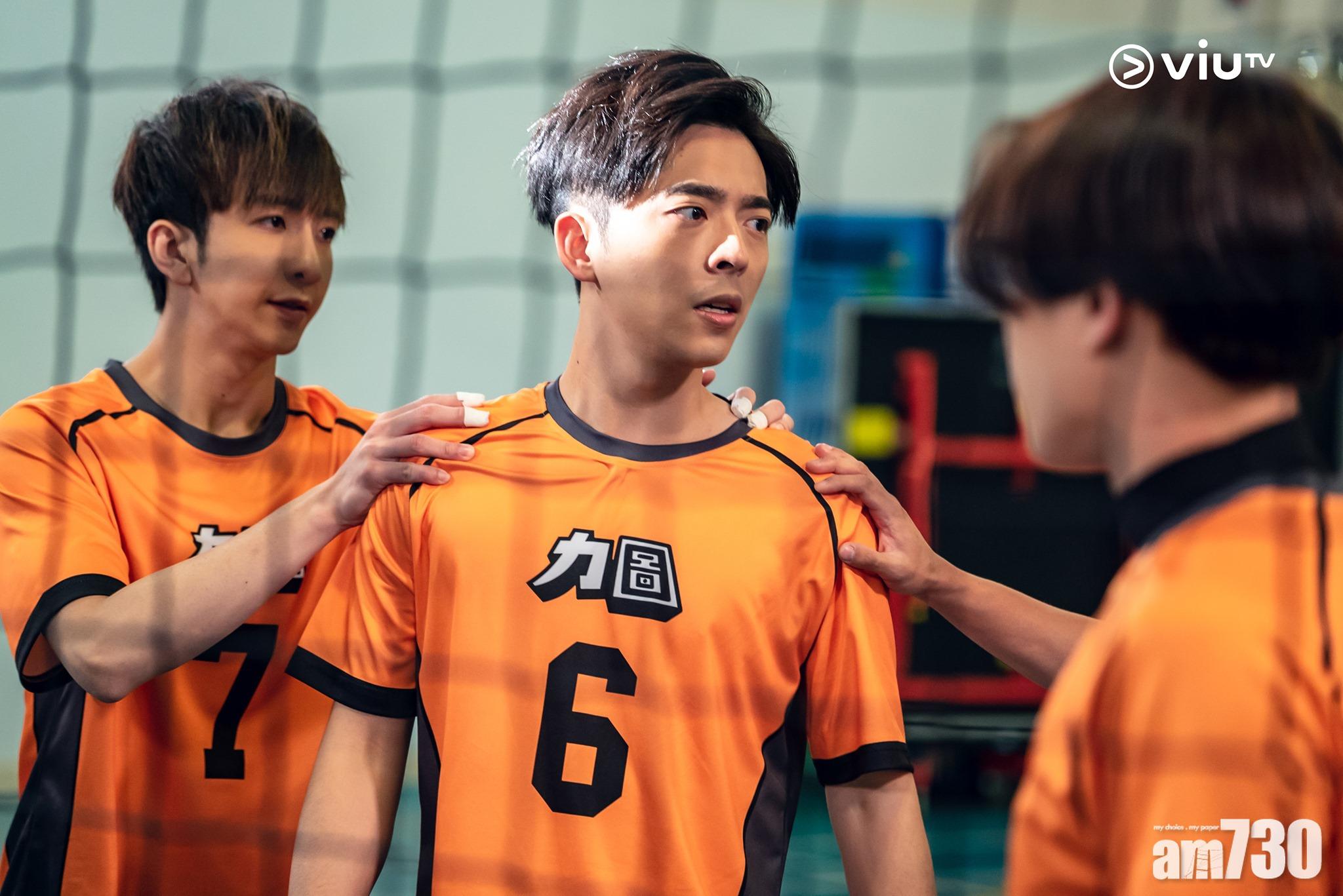 Anson Lo自言與Edan太熟,拍《男排女將》玩得太顛不太專業,今次拍《大叔的愛》有共識要額外認真。