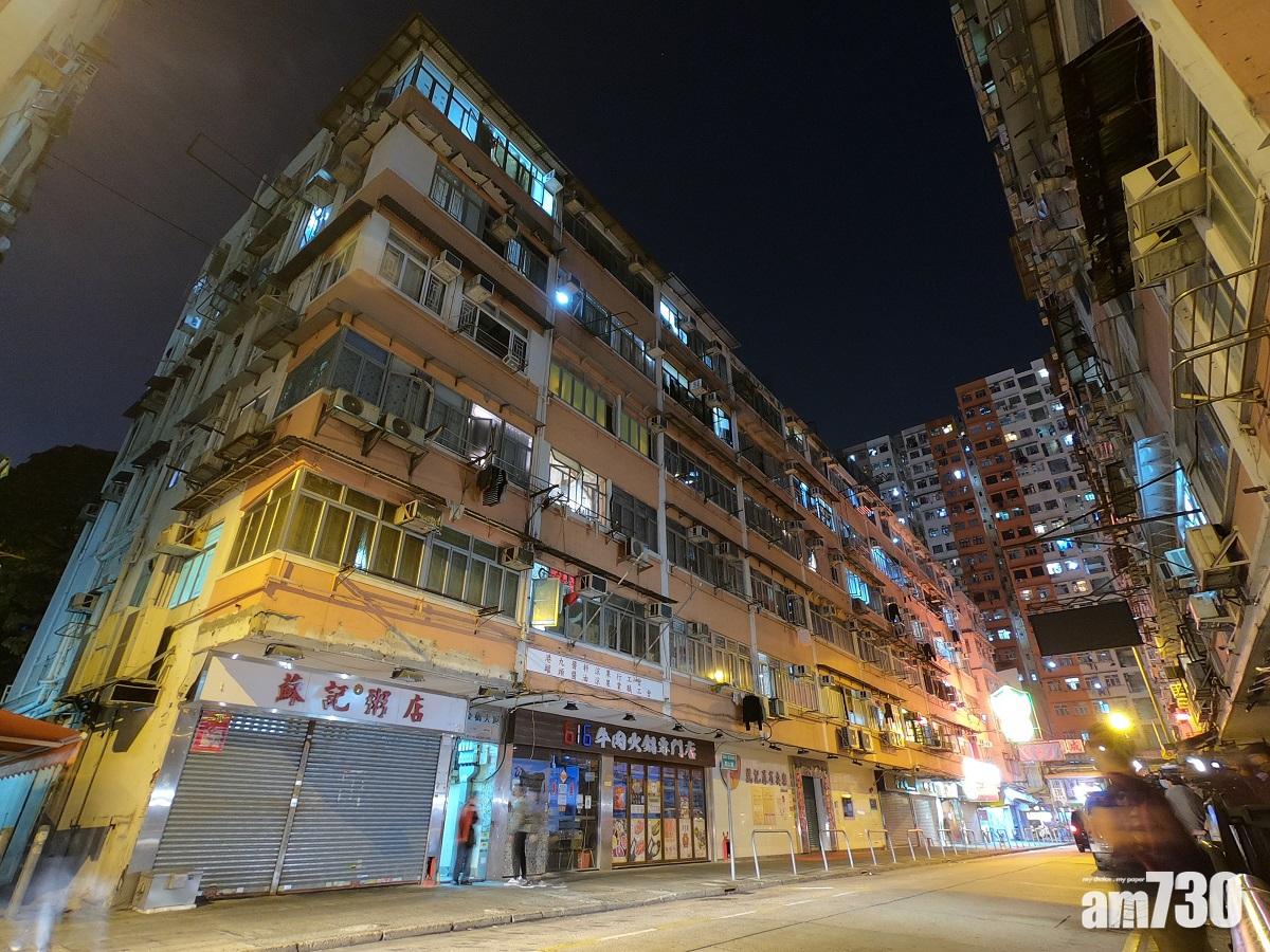錦榮街在封區前已顯得格外冷清。(鍾式明攝)