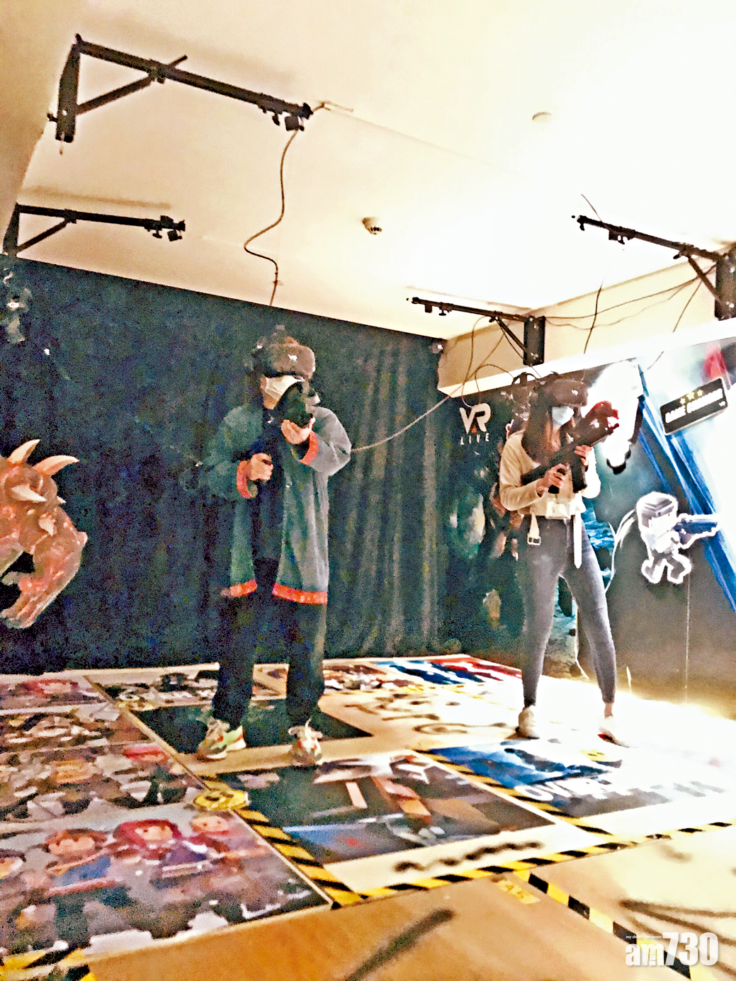 槍聲尖叫聲加埋VR影像,極具官能刺激。