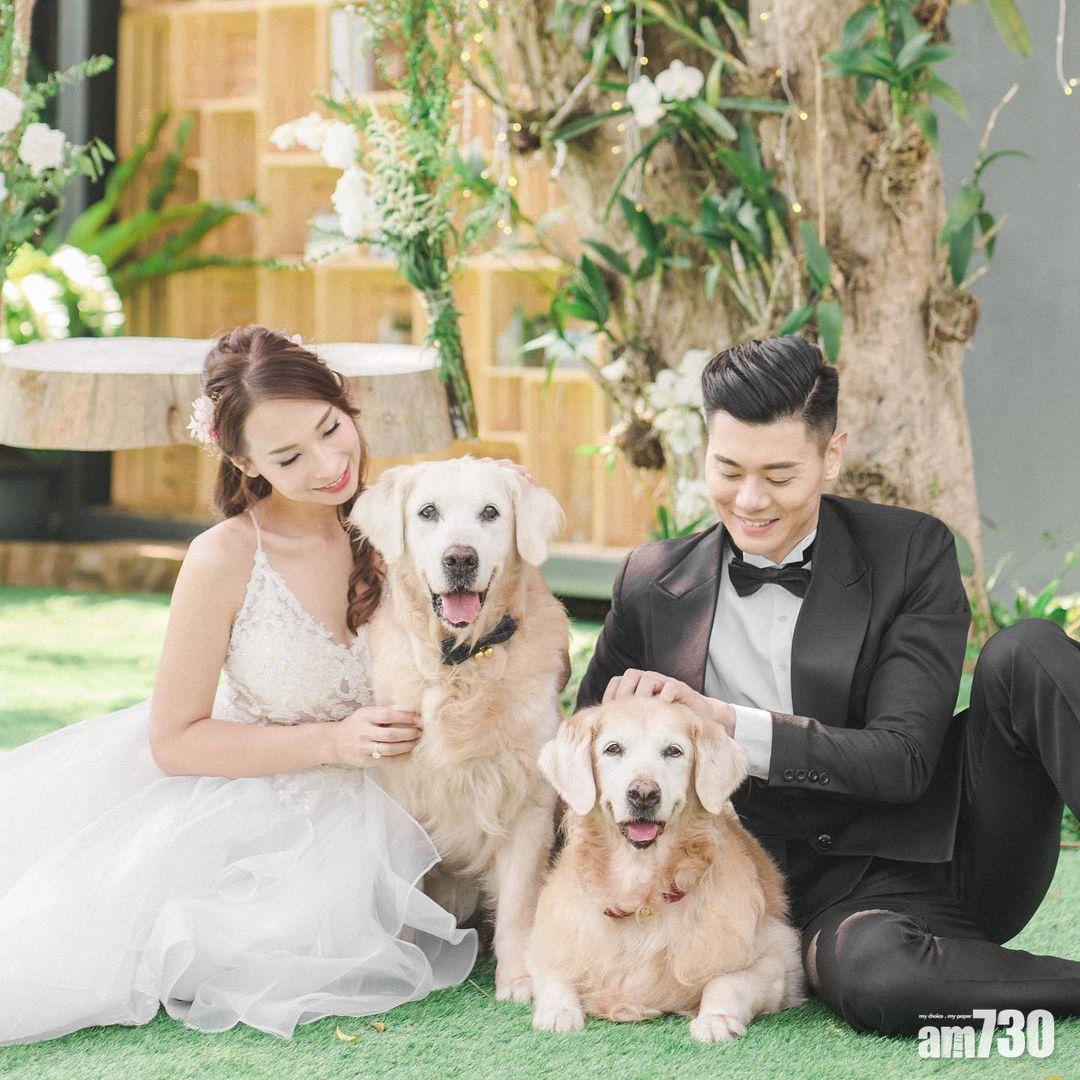 李旻芳知道照顧老犬要花不少時間,與老公決定延遲生育計劃。