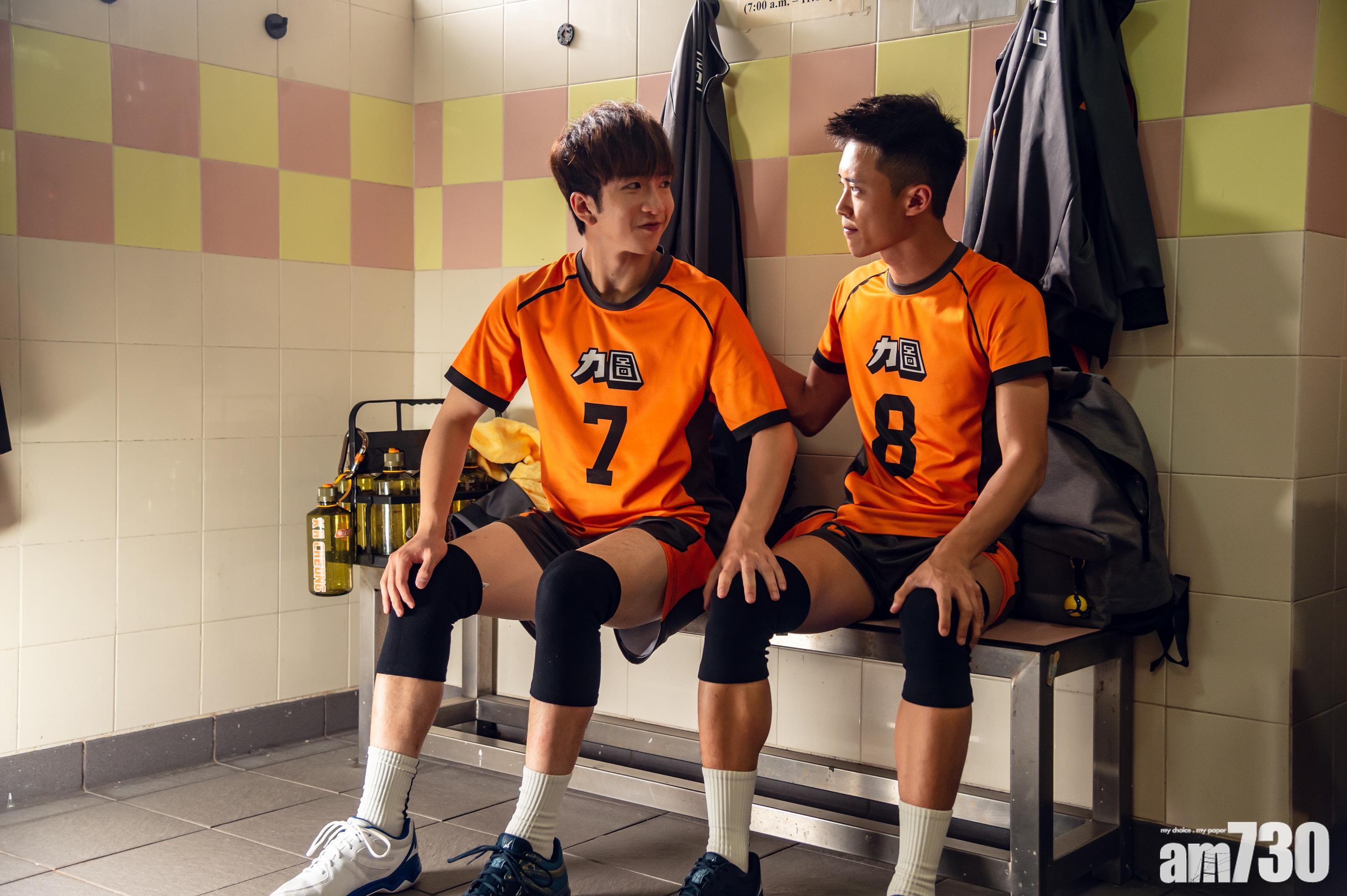 Anson Lo 自言拍《男排女將》時表現幼嫩,但寶貴經驗對日後拍劇有很大幫助。(劇照)