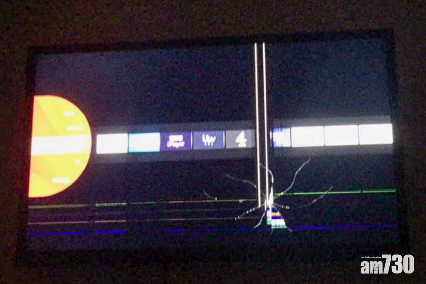 打爆電視。(互聯網)