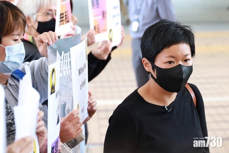 港台編導蔡玉玲涉查721白衣人案件,法庭裁定表證成立。(莊振邦攝)